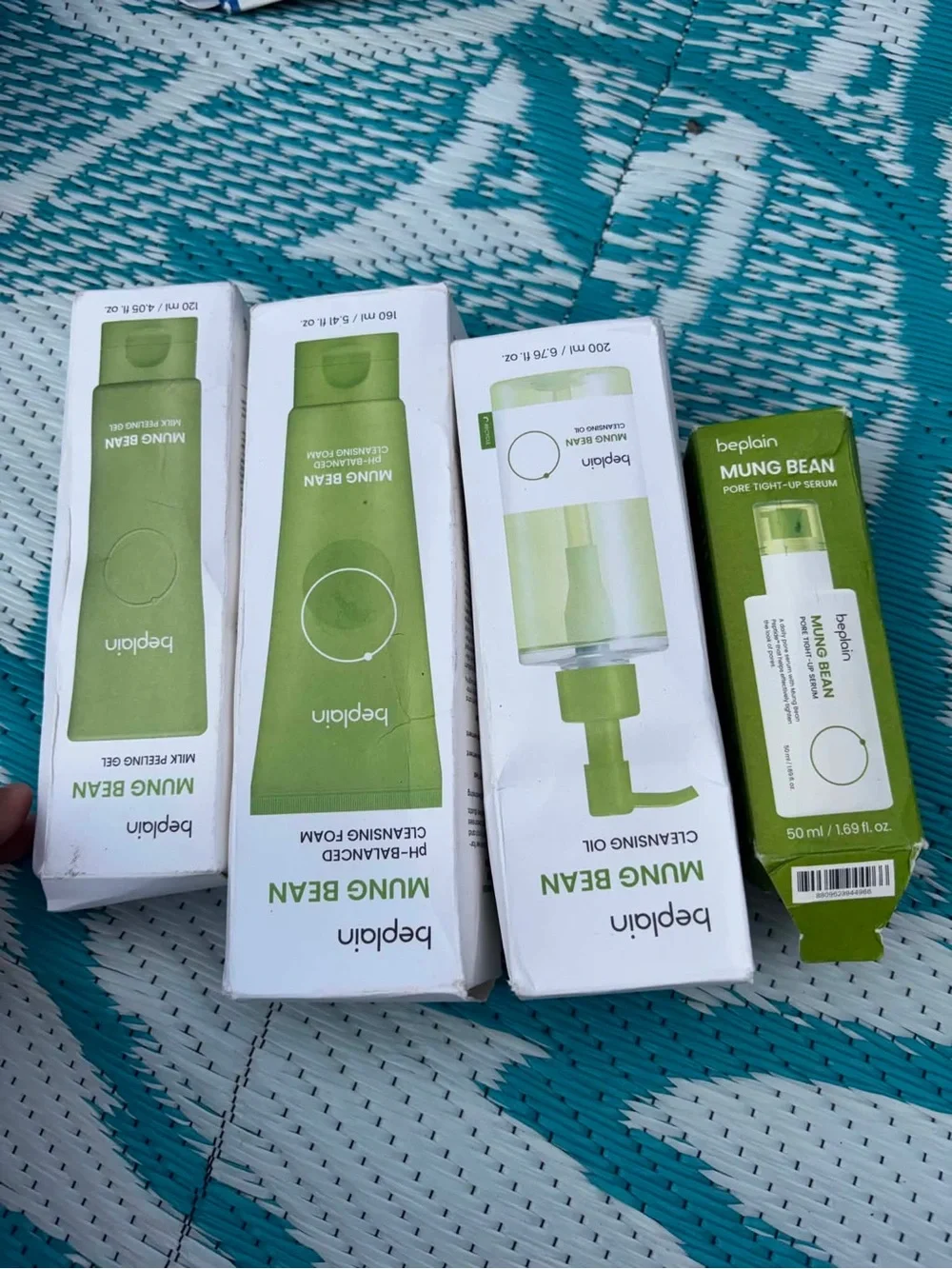Mung Bean skin care set